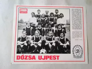 Плакат из журнала Стадион- Dozsa 5