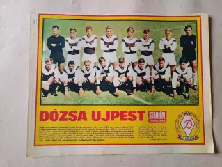 Плакат из журнала Стадион- Dozsa 7
