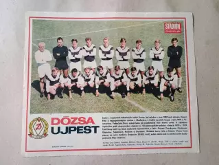 Плакат из журнала Стадион- Dozsa 10