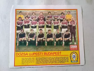 Плакат из журнала Стадион- Dozsa 15