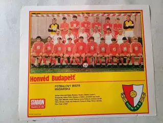 Плакат из журнала Стадион- Honved 3