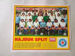 Плакат из журнала Стадион- Hajduk 10
