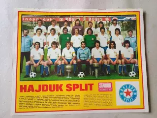 Плакат из журнала Стадион- Hajduk 12