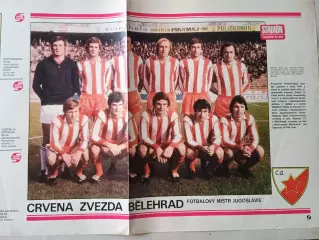 Плакат из журнала Стадион- Crvena Zvezda 4