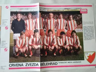 Плакат из журнала Стадион- Crvena Zvezda 6