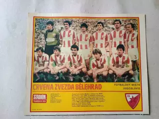 Плакат из журнала Стадион- Crvena Zvezda 8