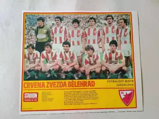 Плакат из журнала Стадион- Crvena Zvezda 9