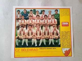 Плакат из журнала Стадион- Crvena Zvezda 10