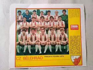 Плакат из журнала Стадион- Crvena Zvezda 11
