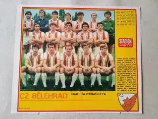 Плакат из журнала Стадион- Crvena Zvezda 12