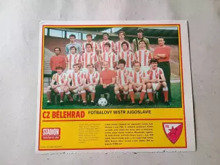 Плакат из журнала Стадион- Crvena Zvezda 13