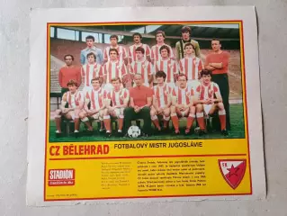 Плакат из журнала Стадион- Crvena Zvezda 15
