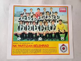 Плакат из журнала Стадион- Partizan 3