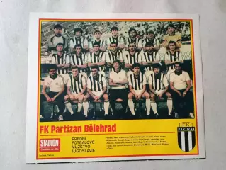 Плакат из журнала Стадион- Partizan 4