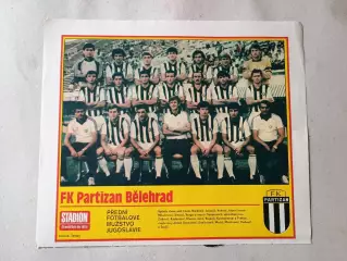 Плакат из журнала Стадион- Partizan 5