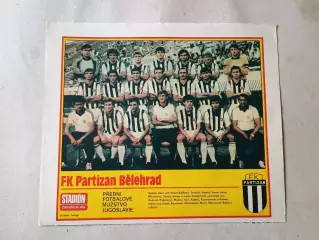 Плакат из журнала Стадион- Partizan 6