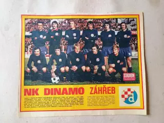 Плакат из журнала Стадион- Zagreb