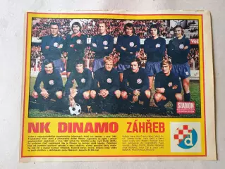 Плакат из журнала Стадион- Zagreb 2