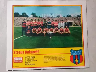 Плакат из журнала Стадион- Steaua