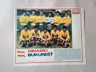Плакат из журнала Стадион- Dinamo Bucurest 2
