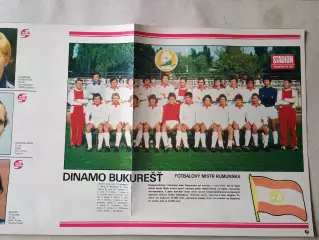 Плакат из журнала Стадион- Dinamo Bucurest 6