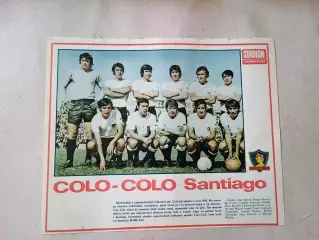 Плакат из журнала Стадион- Colo Colo