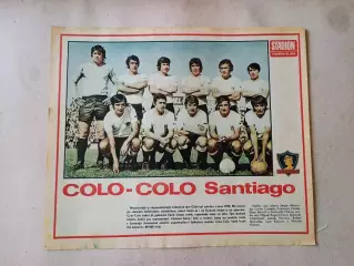 Плакат из журнала Стадион- Colo Colo 2