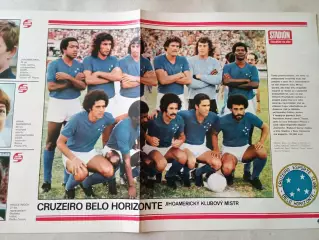 Плакат из журнала Стадион- Cruzeiro