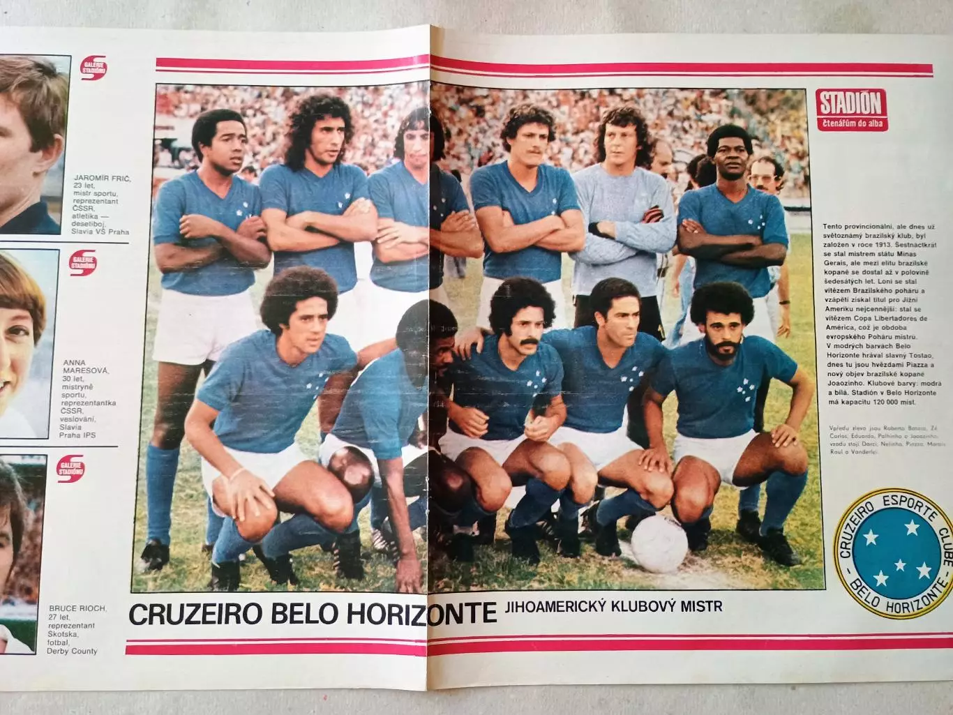 Плакат из журнала Стадион- Cruzeiro 3