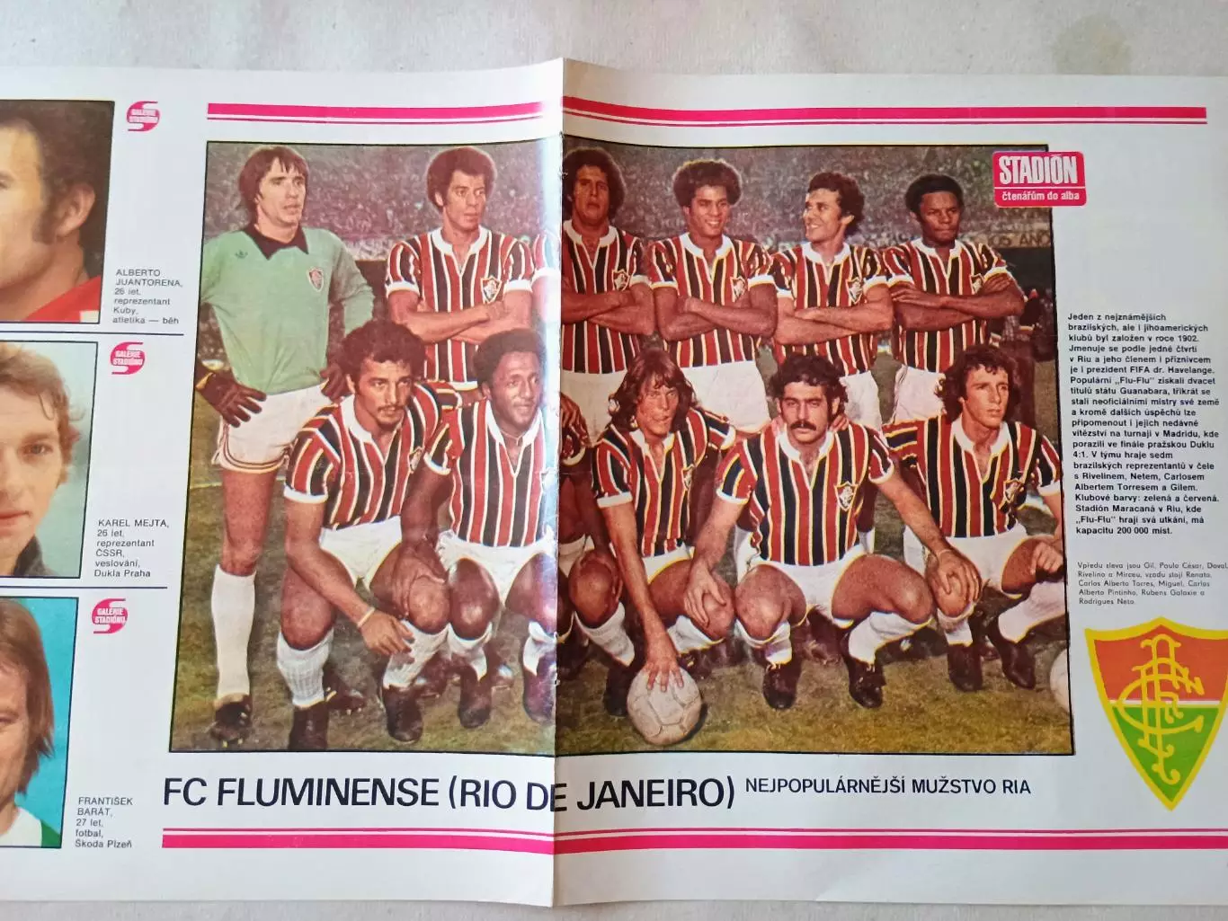 Плакат из журнала Стадион- Fluminense 3