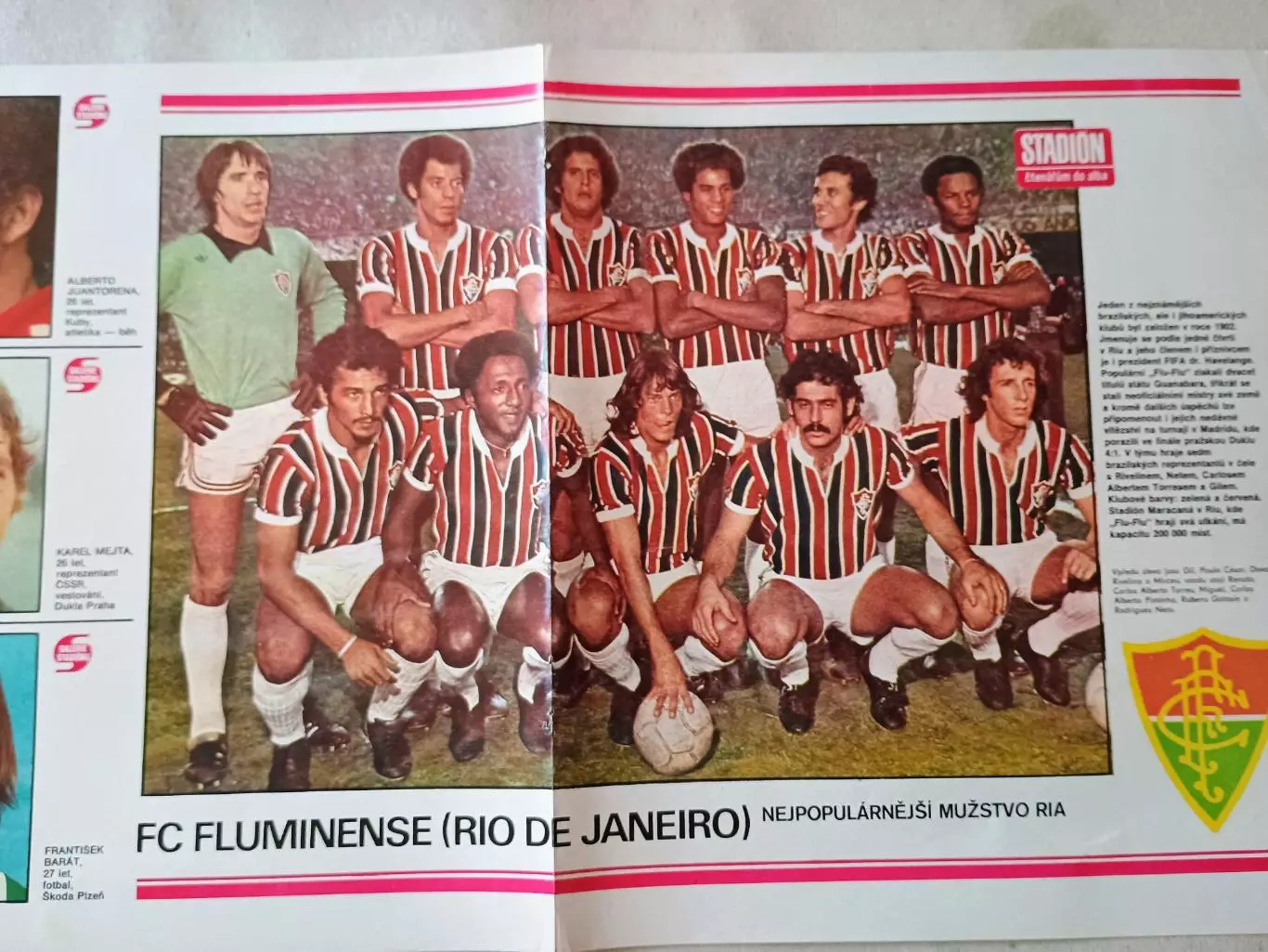 Плакат из журнала Стадион- Fluminense 4