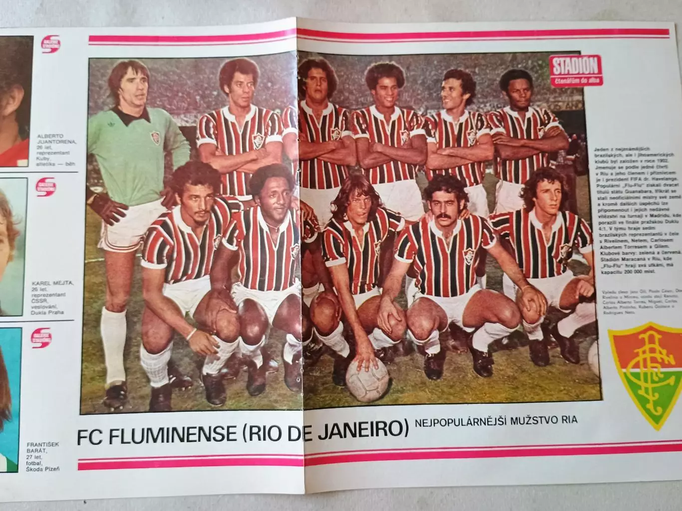 Плакат из журнала Стадион- Fluminense 5
