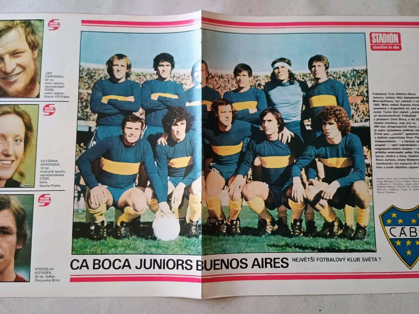 Плакат из журнала Стадион- Boca Juniors 3