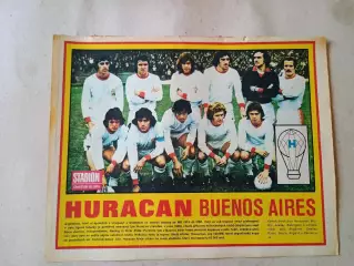 Плакат из журнала Стадион- Huracan 3