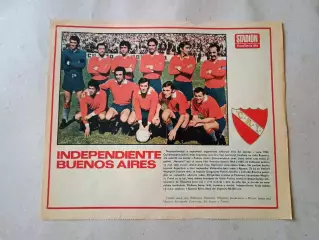 Плакат из журнала Стадион- Independiente