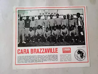 Плакат из журнала Стадион- Brazzaville 2