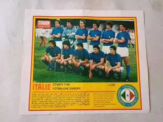 Плакат из журнала Стадион- Italie