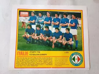 Плакат из журнала Стадион- Italie 2