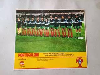 Плакат из журнала Стадион- Portugalsko