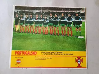 Плакат из журнала Стадион- Portugalsko 3