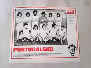 Плакат из журнала Стадион- Portugalsko 4