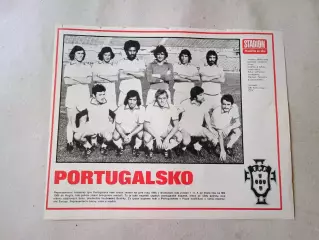 Плакат из журнала Стадион- Portugalsko 5
