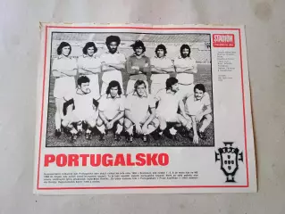 Плакат из журнала Стадион- Portugalsko 6