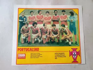 Плакат из журнала Стадион- Portugalsko 7
