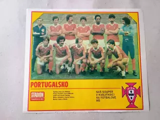 Плакат из журнала Стадион- Portugalsko 8
