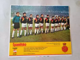 Плакат из журнала Стадион- Spanelsko