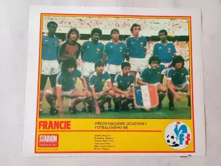 Плакат из журнала Стадион- Francie