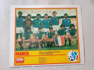 Плакат из журнала Стадион- Francie 2