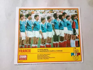 Плакат из журнала Стадион- Francie 3