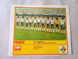 Плакат из журнала Стадион- Francie 6